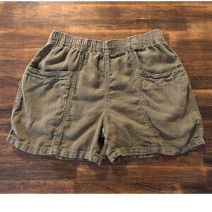 Faherty Women's XS Shorts 100% Linen Pull On Pockets High Rise 3.5" Inseam